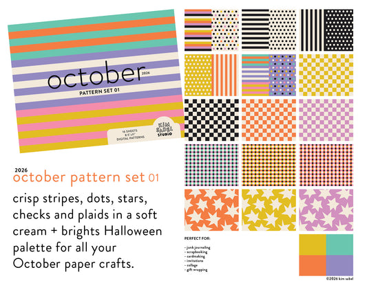 Digital Pattern Set 1 - October 2026