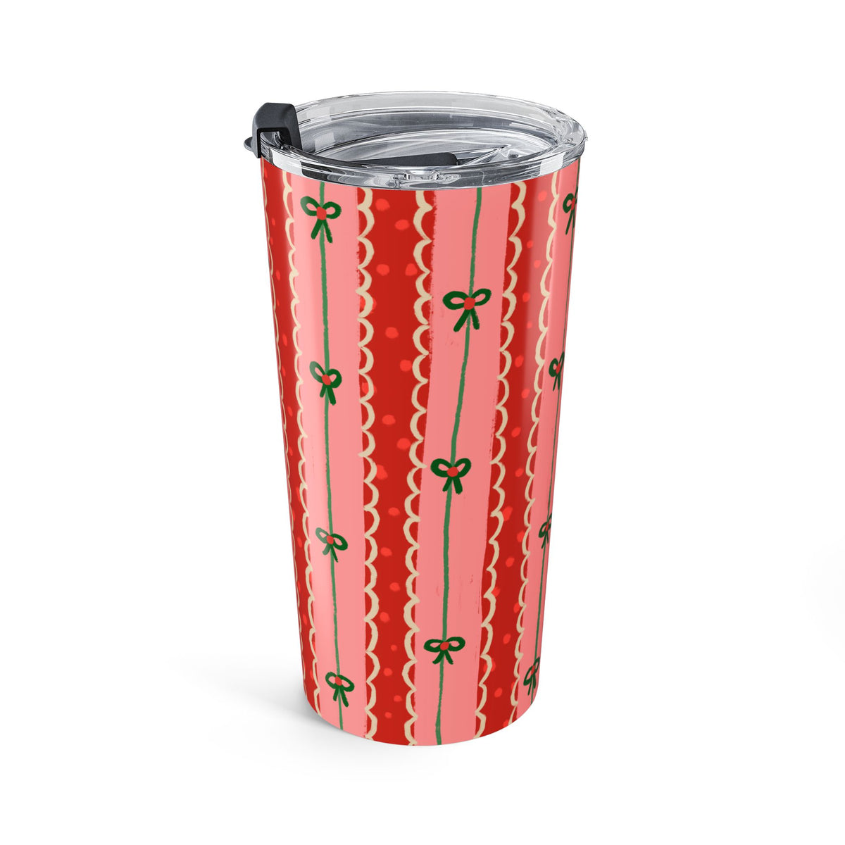 Coquette Red Stripe Tumbler