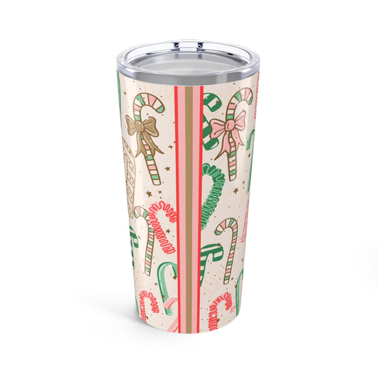 Cozy Candy Canes Tumbler