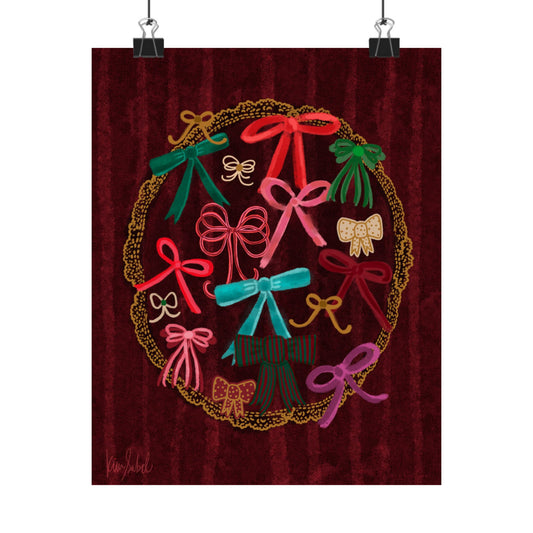 Art Print 8x10 • Bows on Berry