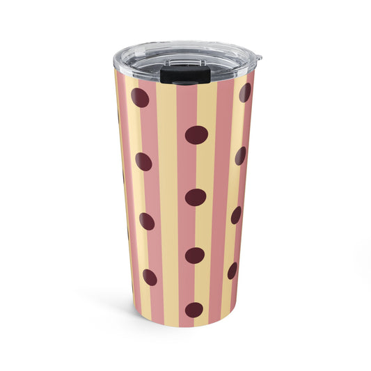 Pajama Stripe Pink Tumbler