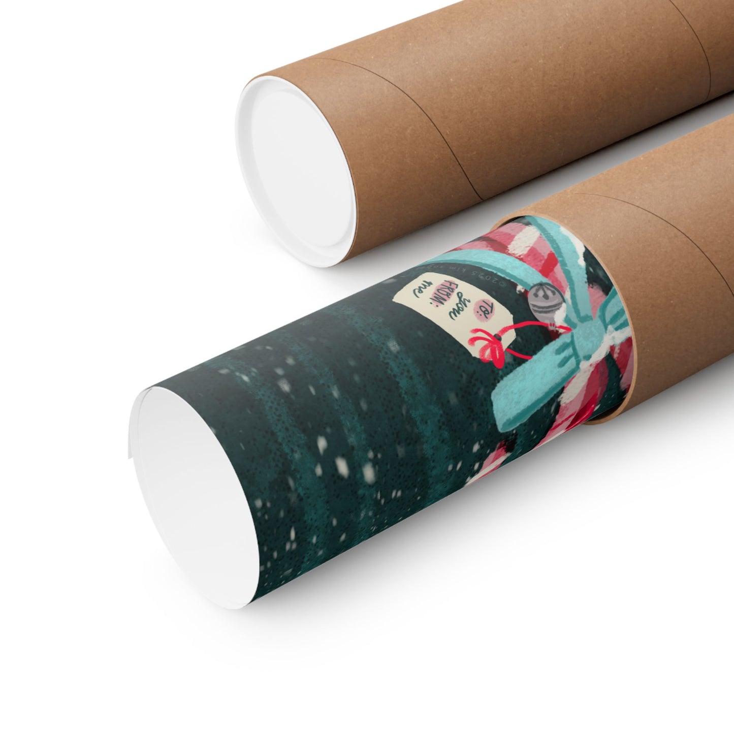 Art Print 8x10 • Snowy Candy Canes