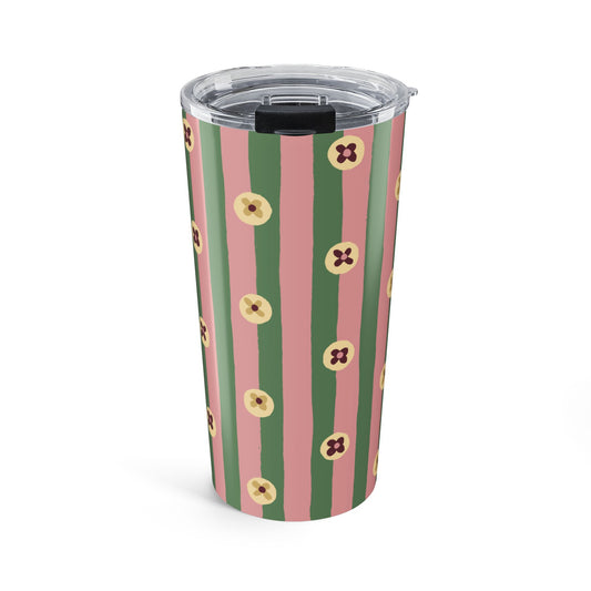 Pajama Stripe Green Tumbler