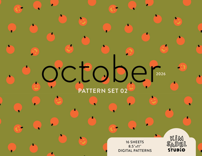 Digital Pattern Set 02 - October 2026