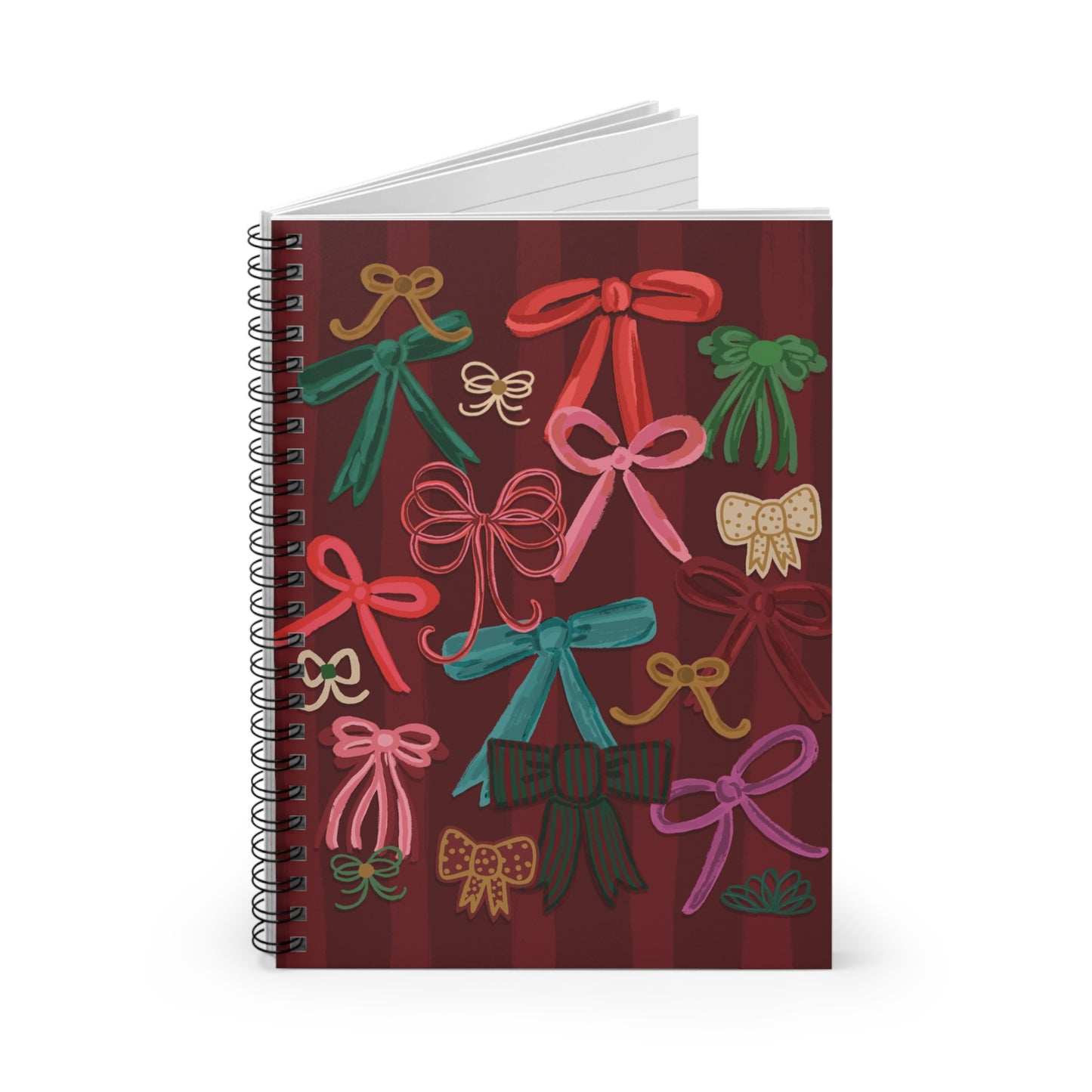 Bows on Berry • Spiral Notebook
