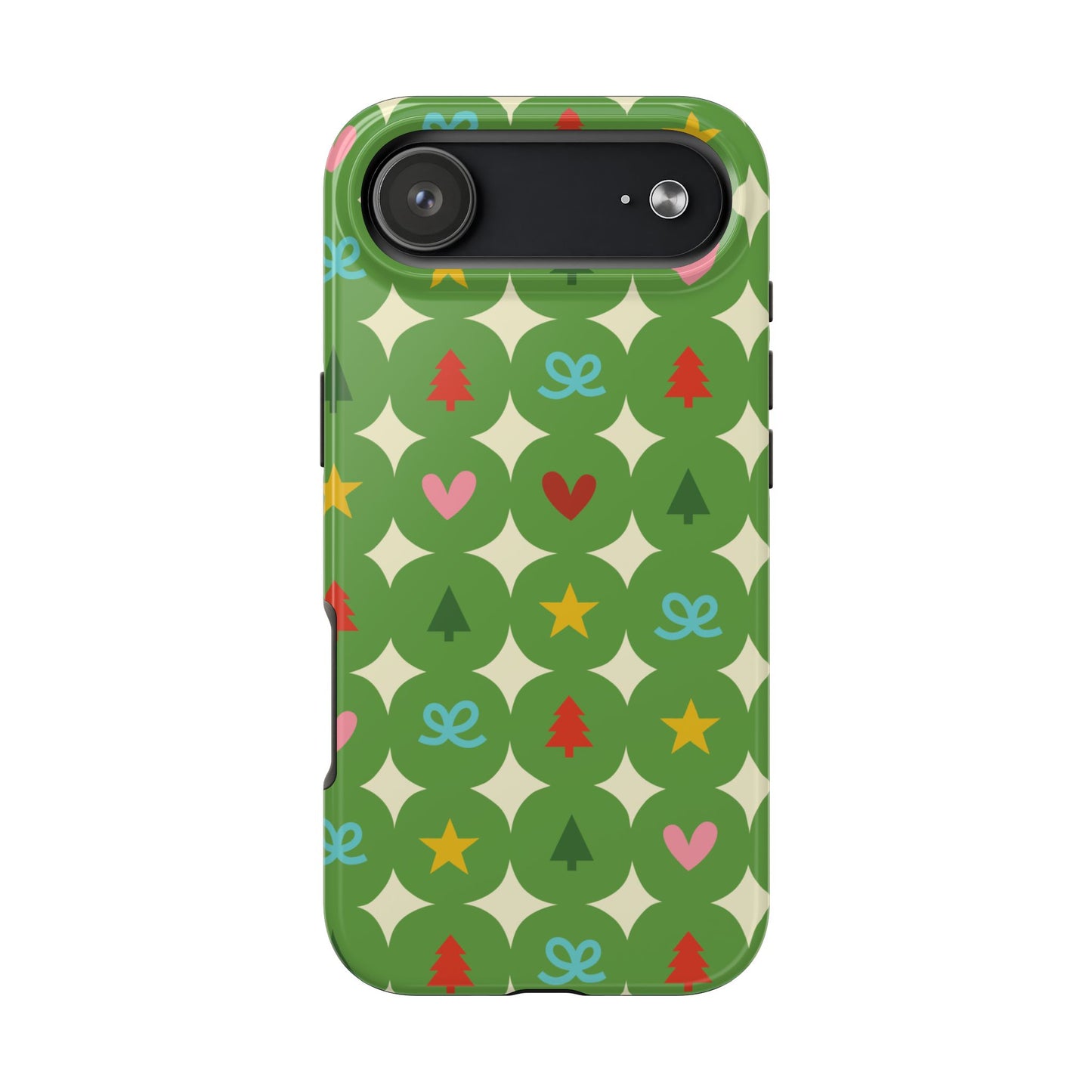 Tough Phone Case • Merry Charms on Green