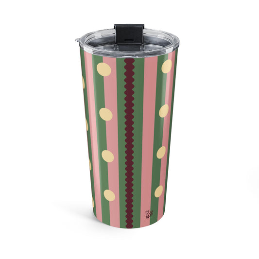 Pajama Stripe Green Tumbler