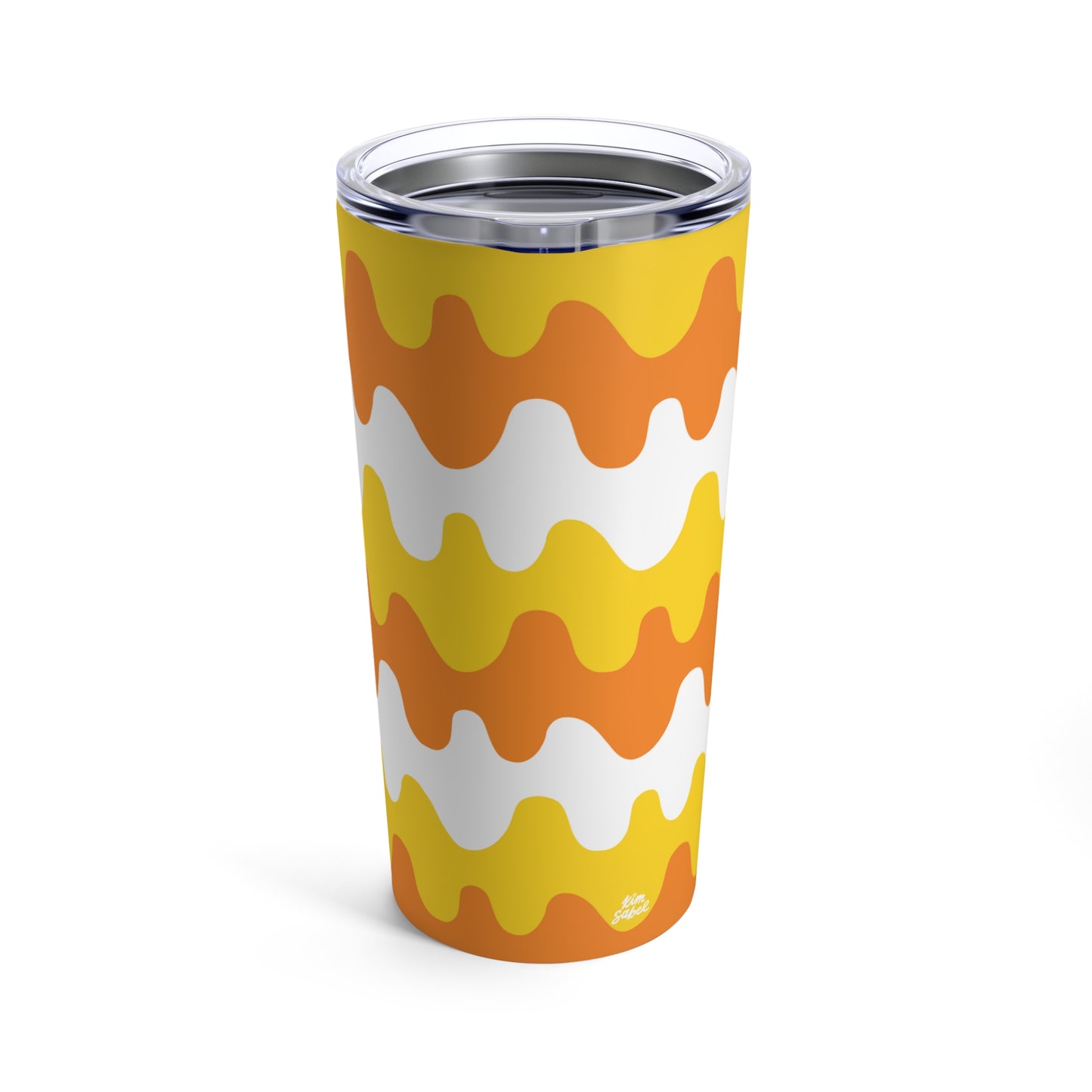 Candy Corn Wave Tumbler