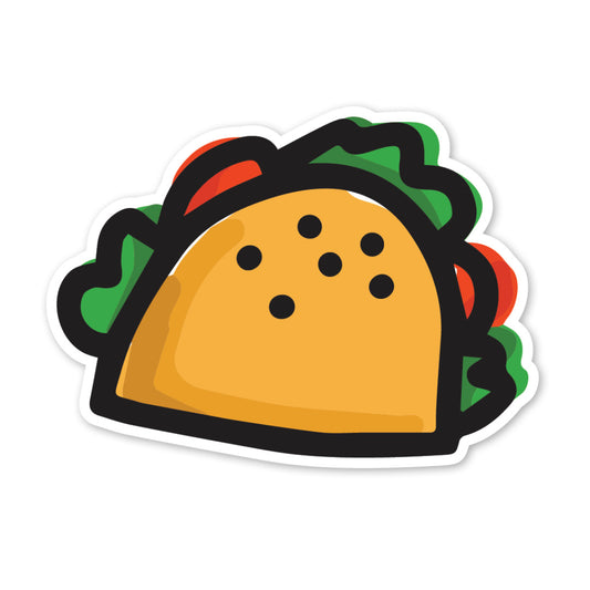 Taco Waterproof Vinyl Sticker