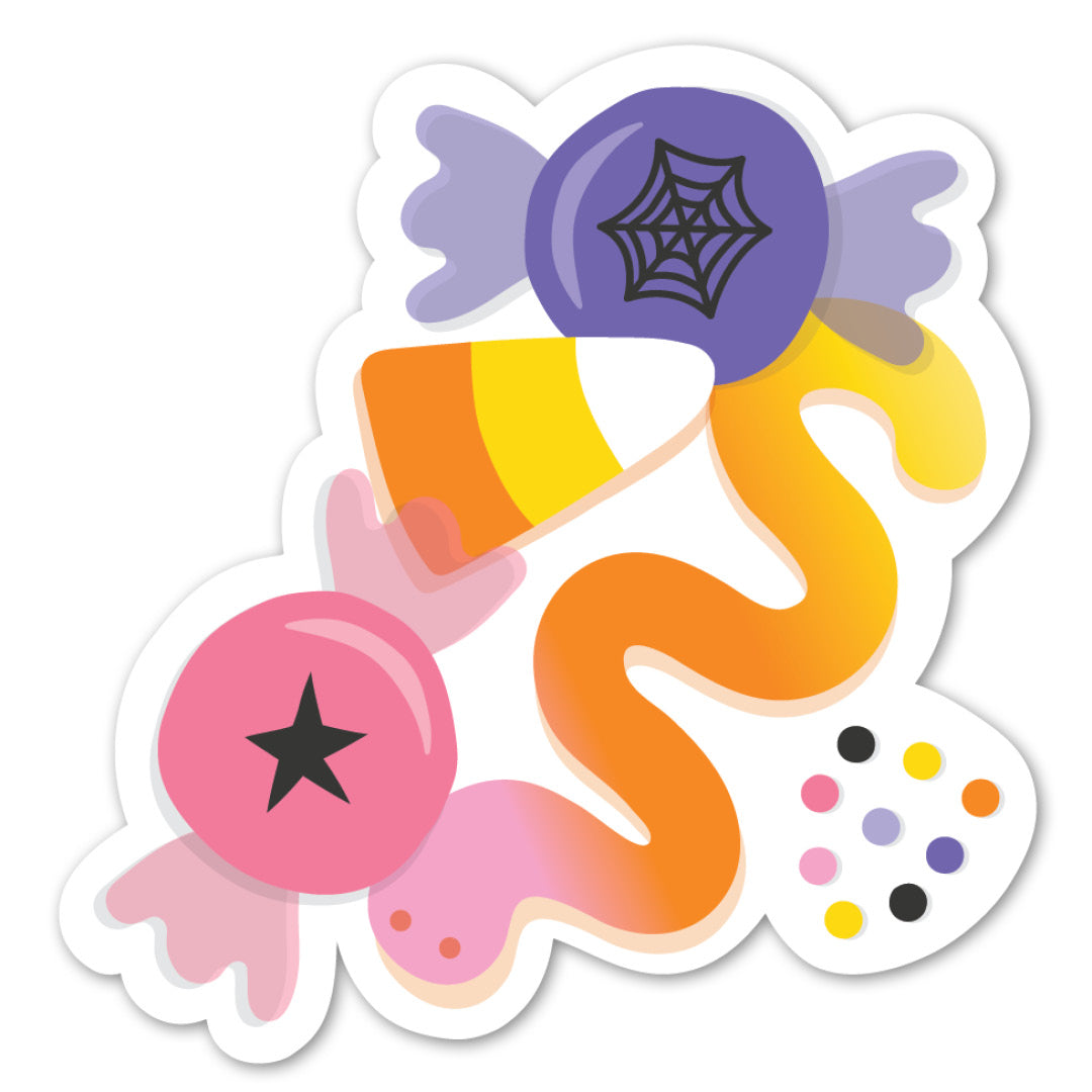 Sweet Candy Waterproof Vinyl Sticker