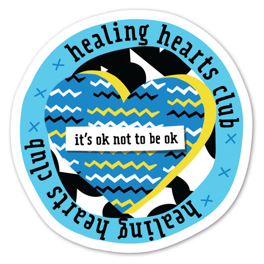 Healing Hearts Club Waterproof Vinyl Sticker