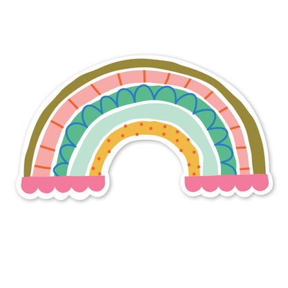 Rainbow 4 Waterproof Vinyl Sticker