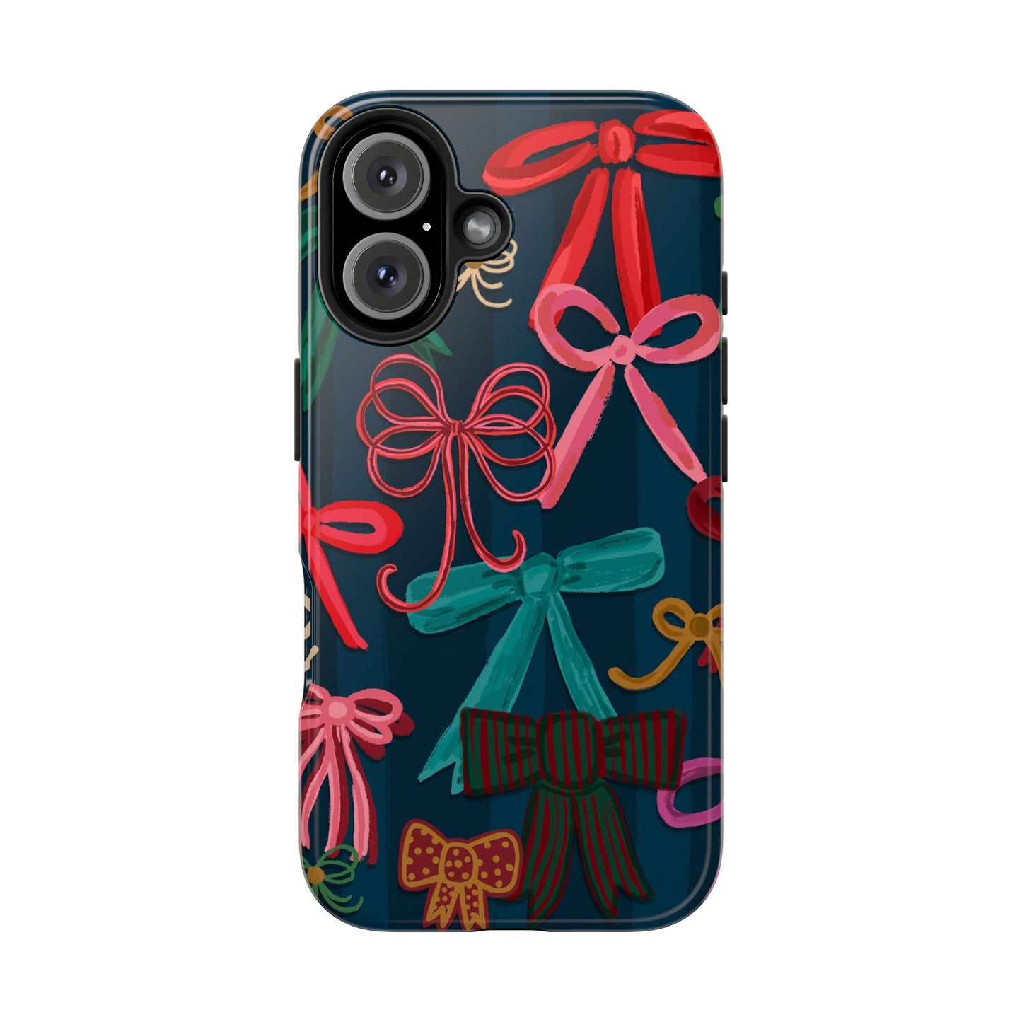 Tough Phone Case • Bows on Navy