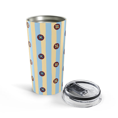 Pajama Stripe Blue Tumbler