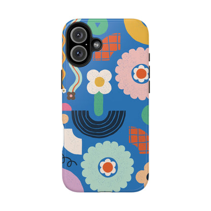 Tough Phone Case • Playground on Blue