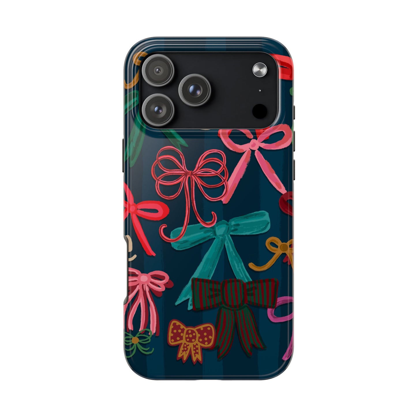 Tough Phone Case • Bows on Navy
