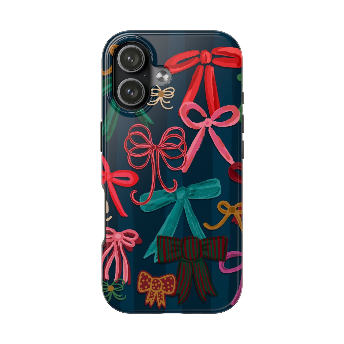 Tough Phone Case • Bows on Navy