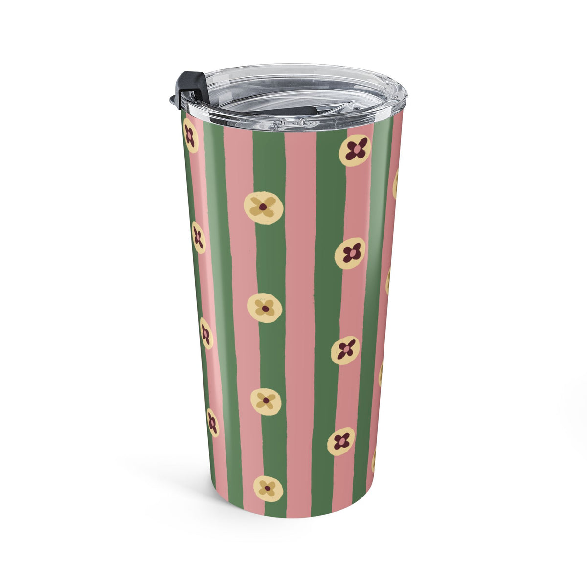 Pajama Stripe Green Tumbler
