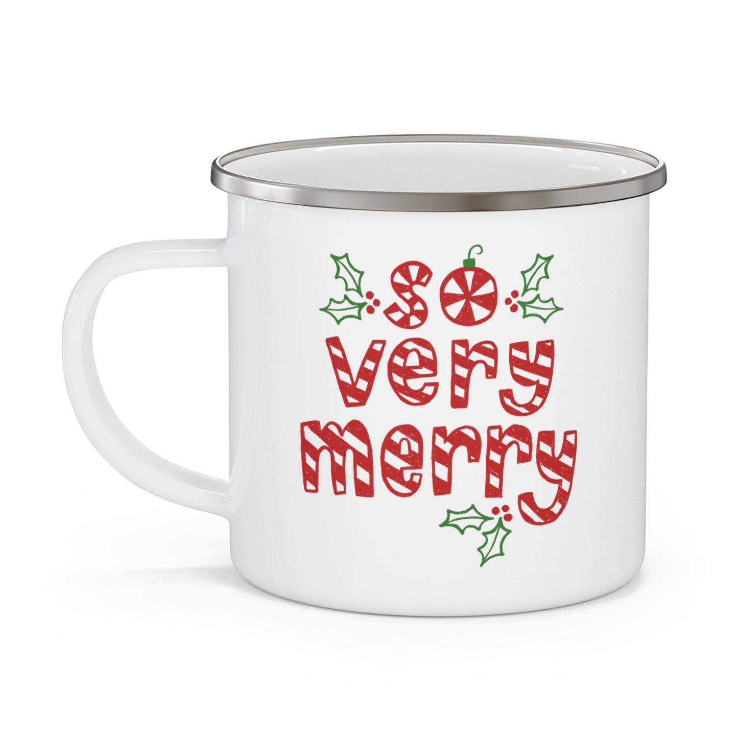 So Very Merry • Enamel Camping Mug