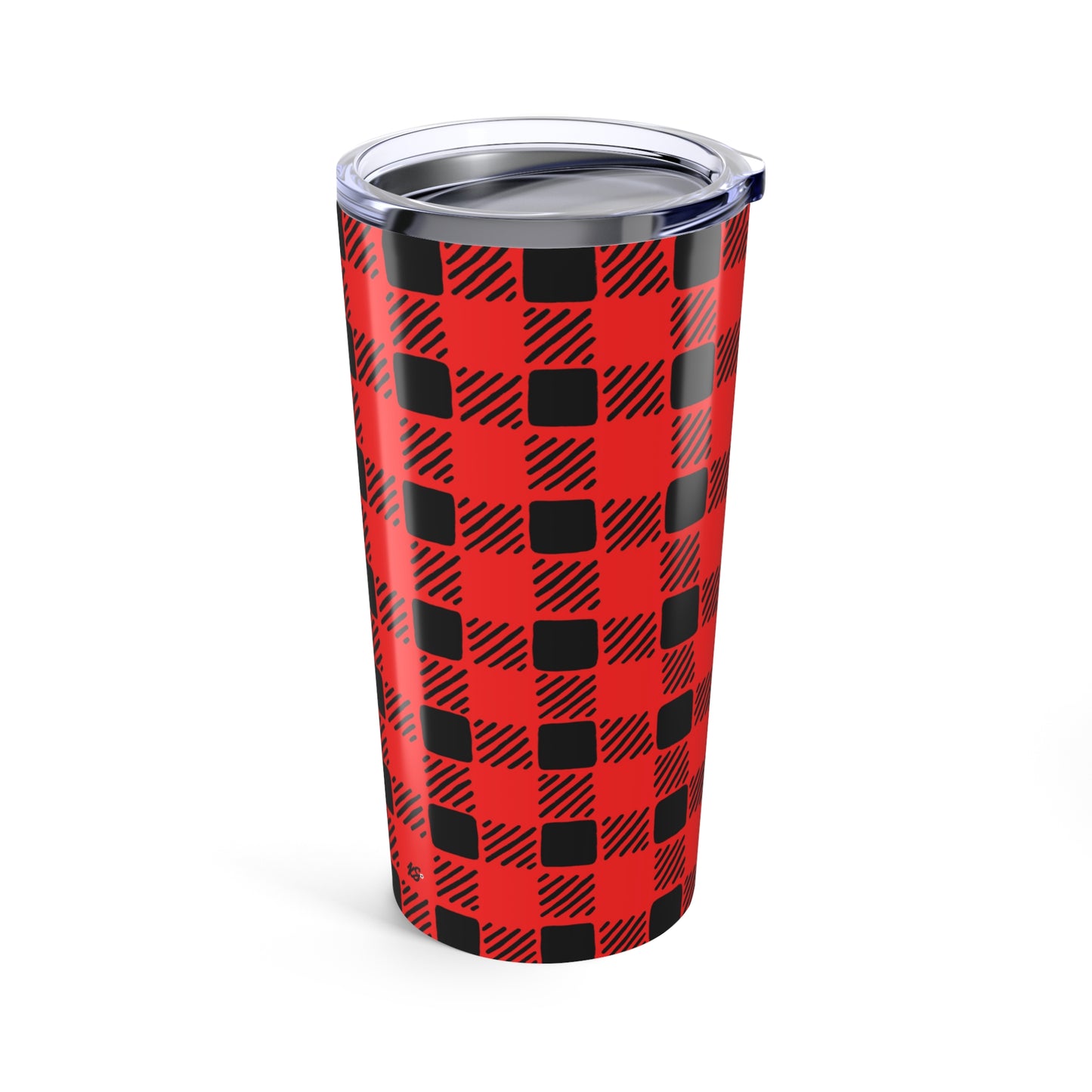 Campy Red Buffalo Plaid Tumbler