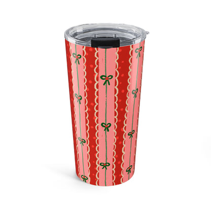Coquette Red Stripe Tumbler