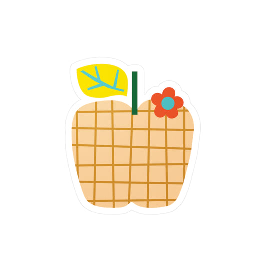 Warm Apple Waterproof Vinyl Sticker