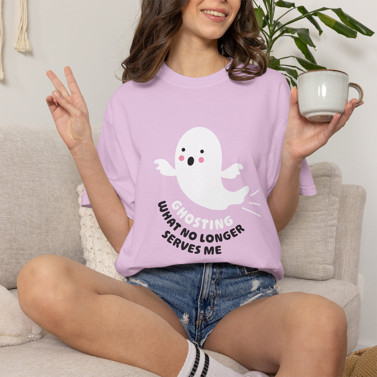 Ghosting What No Longer Serves Me - Halloween T-Shirt