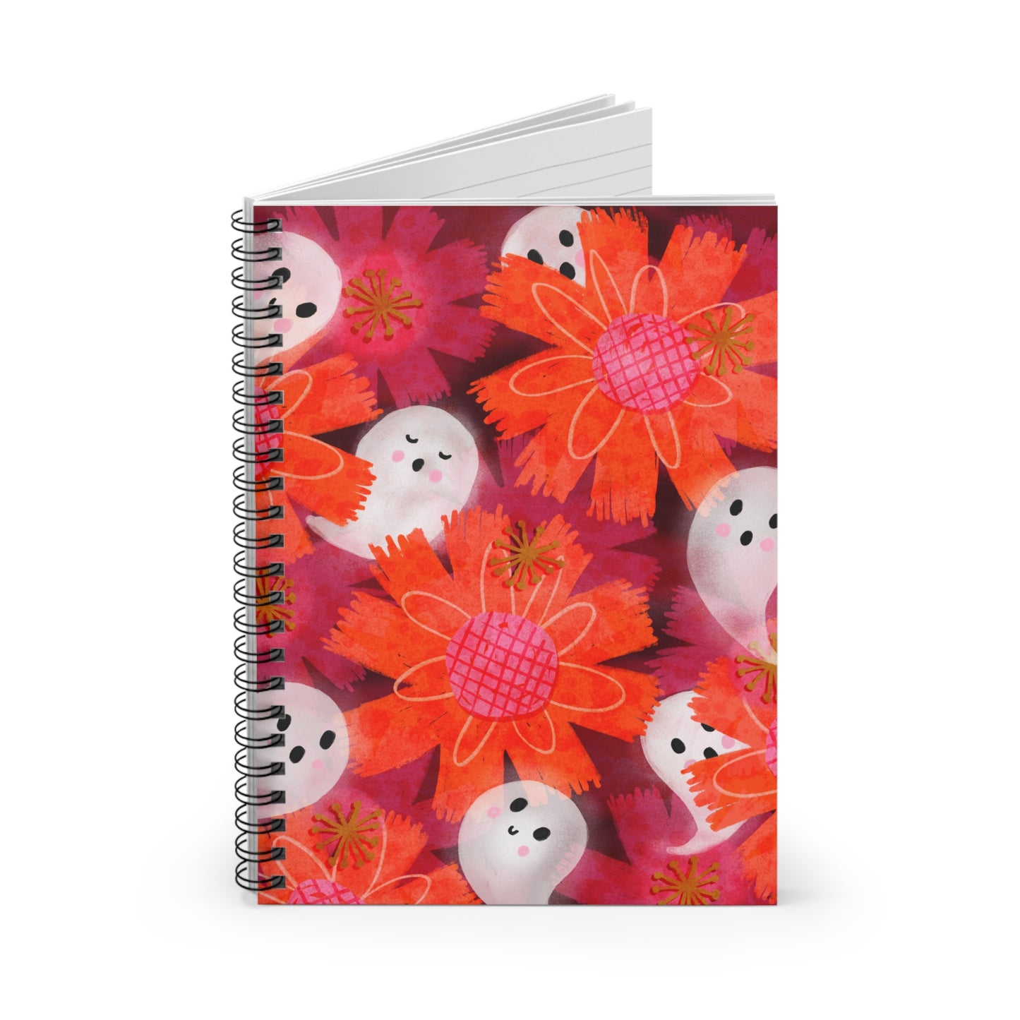 Ghostly Garden • Spiral Notebook