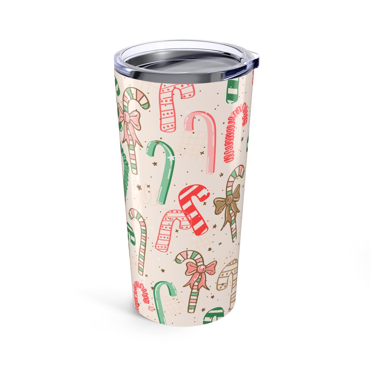 Cozy Candy Canes Tumbler