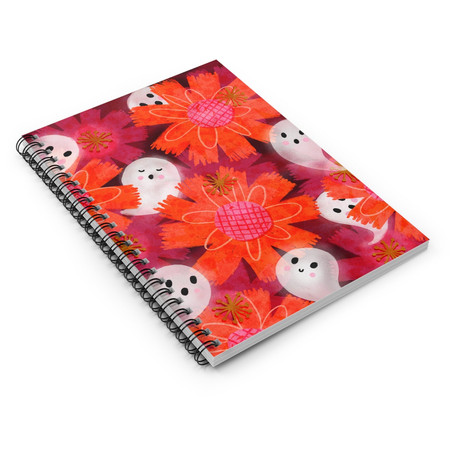Ghostly Garden • Spiral Notebook