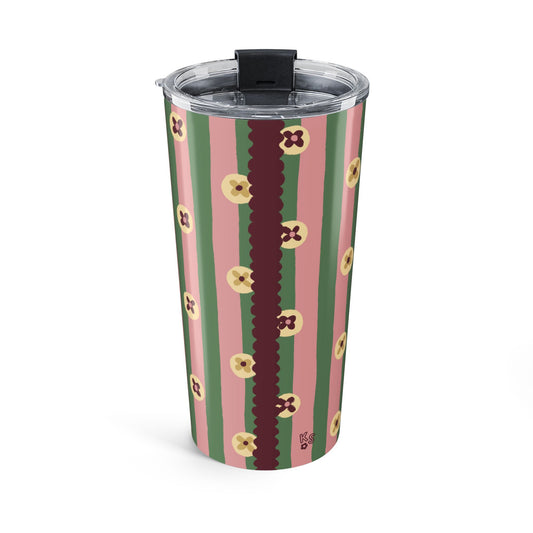 Pajama Stripe Green Tumbler