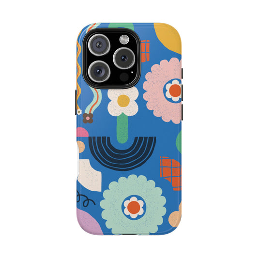 Tough Phone Case • Playground on Blue