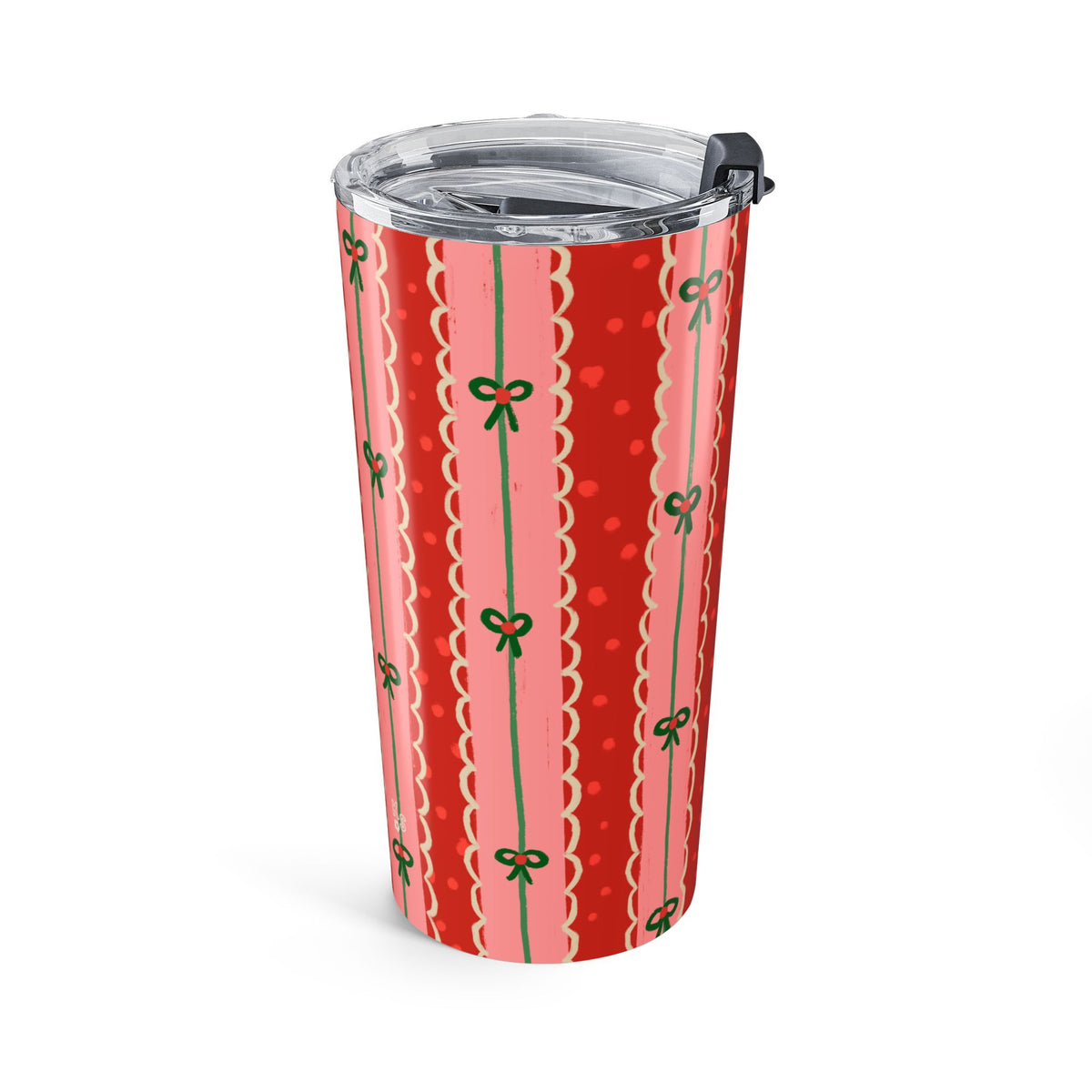 Coquette Red Stripe Tumbler
