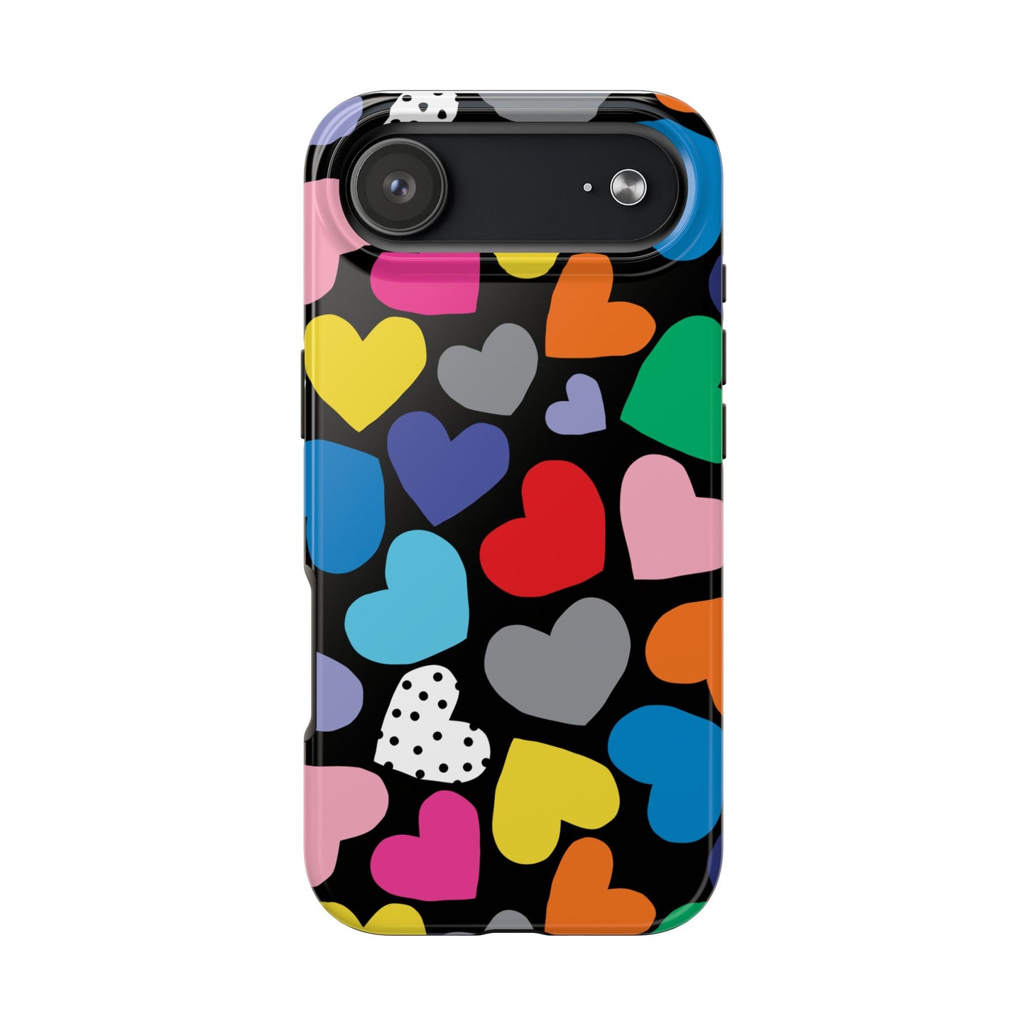 Tough Phone Case • Hearts Multi