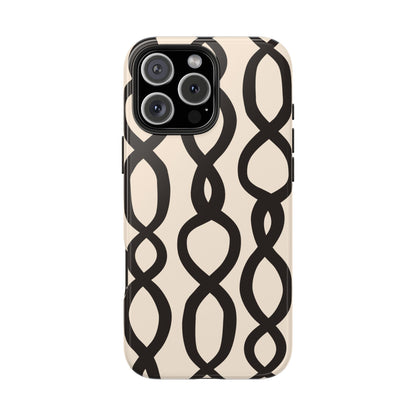 Tough Phone Case • Gypsy (Black/Ivory)