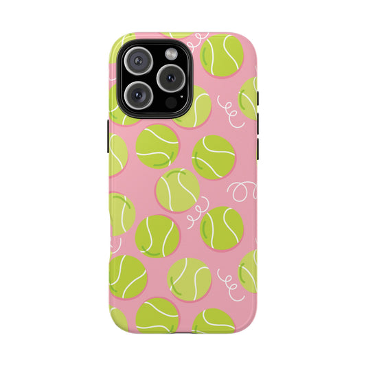 Tough Phone Case • Tennis in Pink
