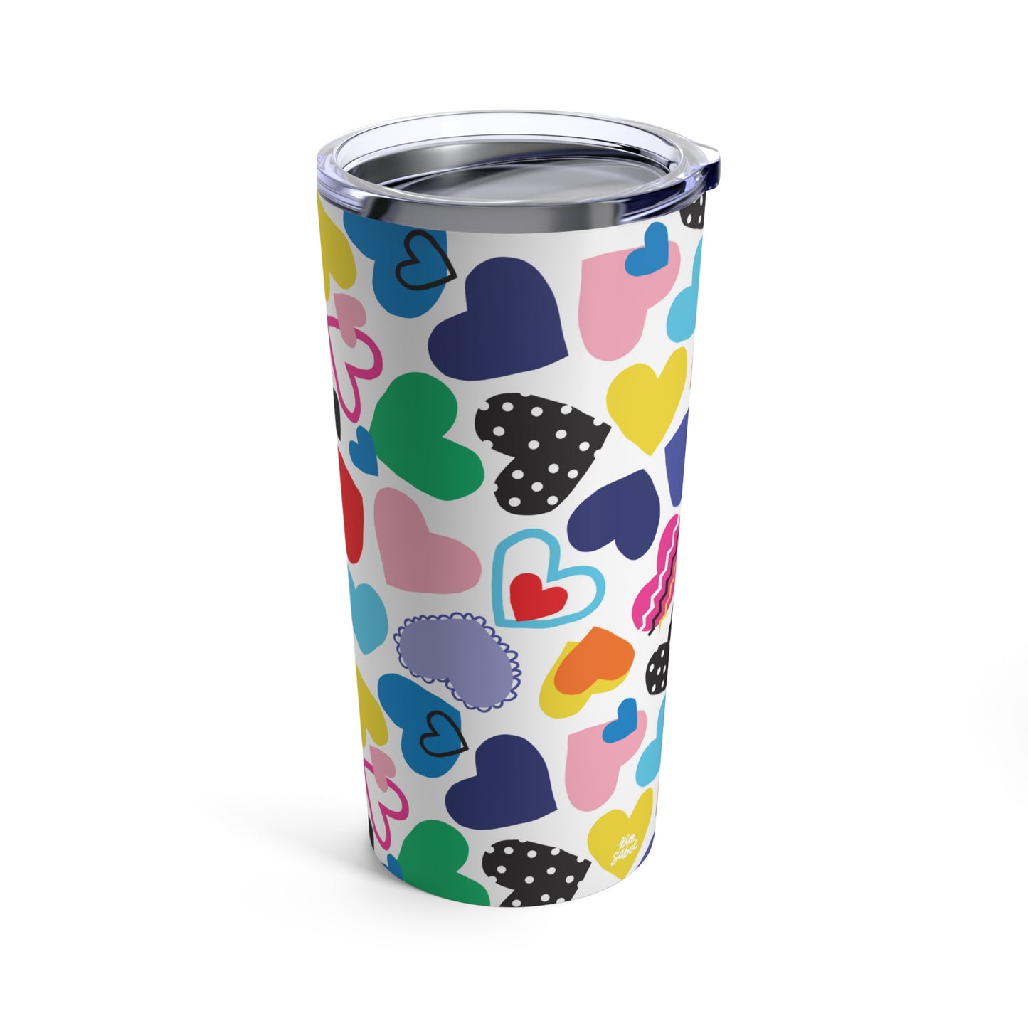 Heart Collage Tumbler