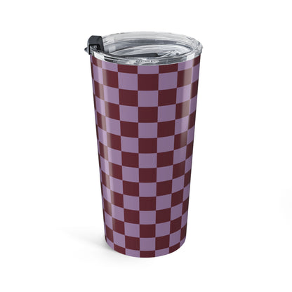 Checkers in Grape Tumbler