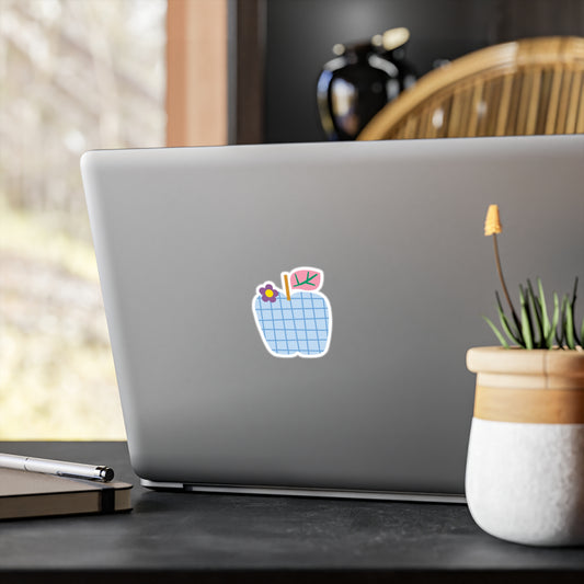 Cool Apple Waterproof Vinyl Sticker