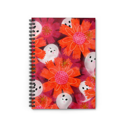 Ghostly Garden • Spiral Notebook