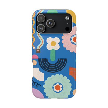 Tough Phone Case • Playground on Blue