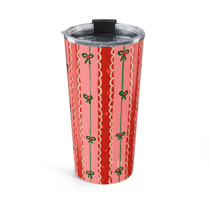Coquette Red Stripe Tumbler
