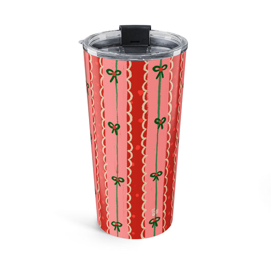 Coquette Red Stripe Tumbler