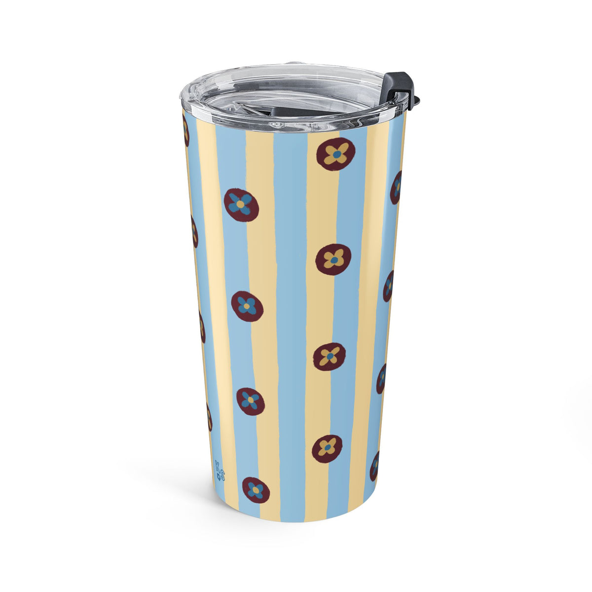 Pajama Stripe Blue Tumbler