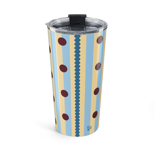 Pajama Stripe Blue Tumbler