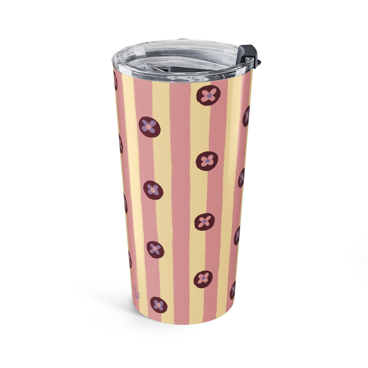 Pajama Stripe Pink Tumbler