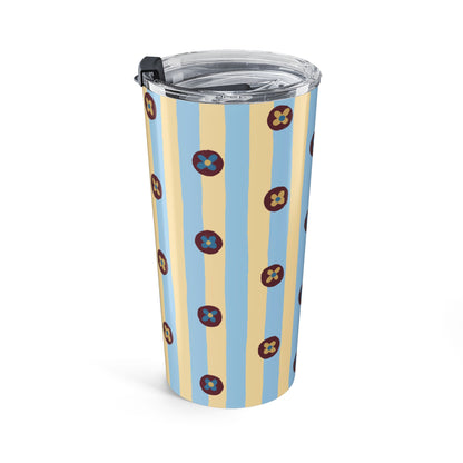 Pajama Stripe Blue Tumbler
