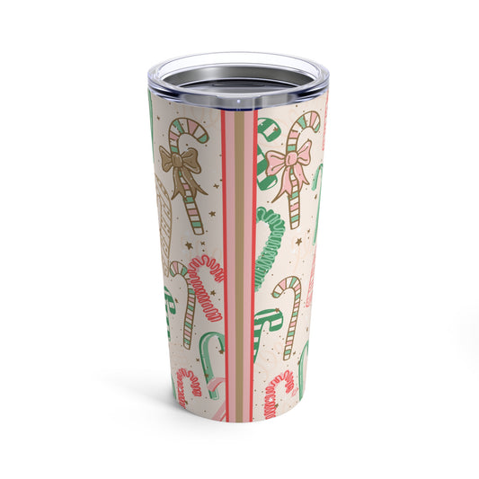 Cozy Candy Canes Tumbler