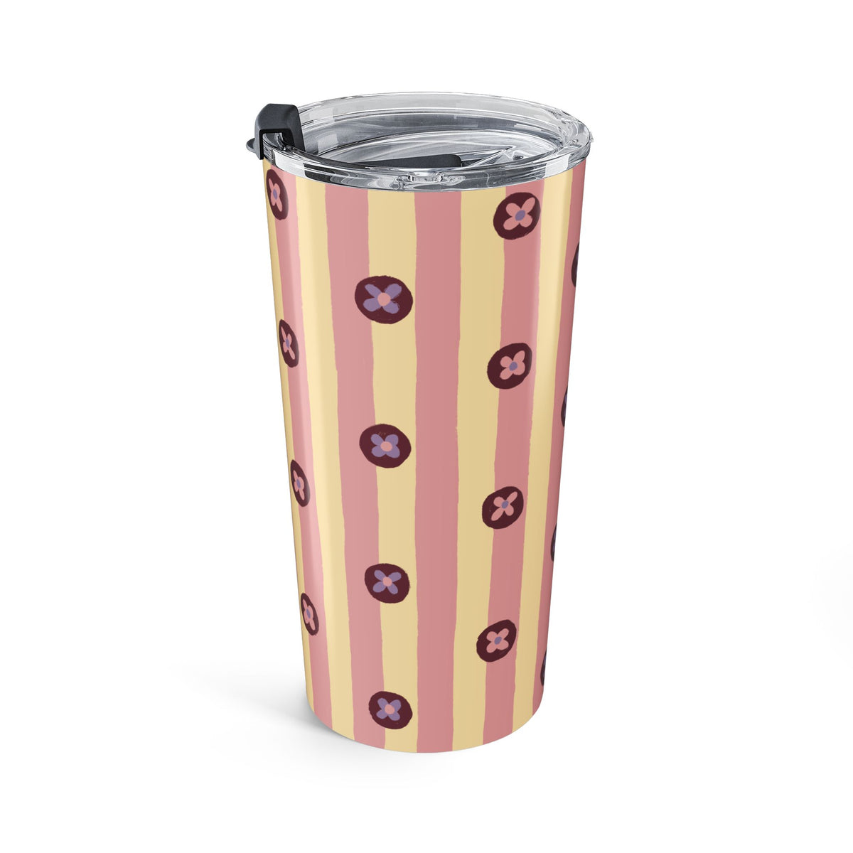 Pajama Stripe Pink Tumbler