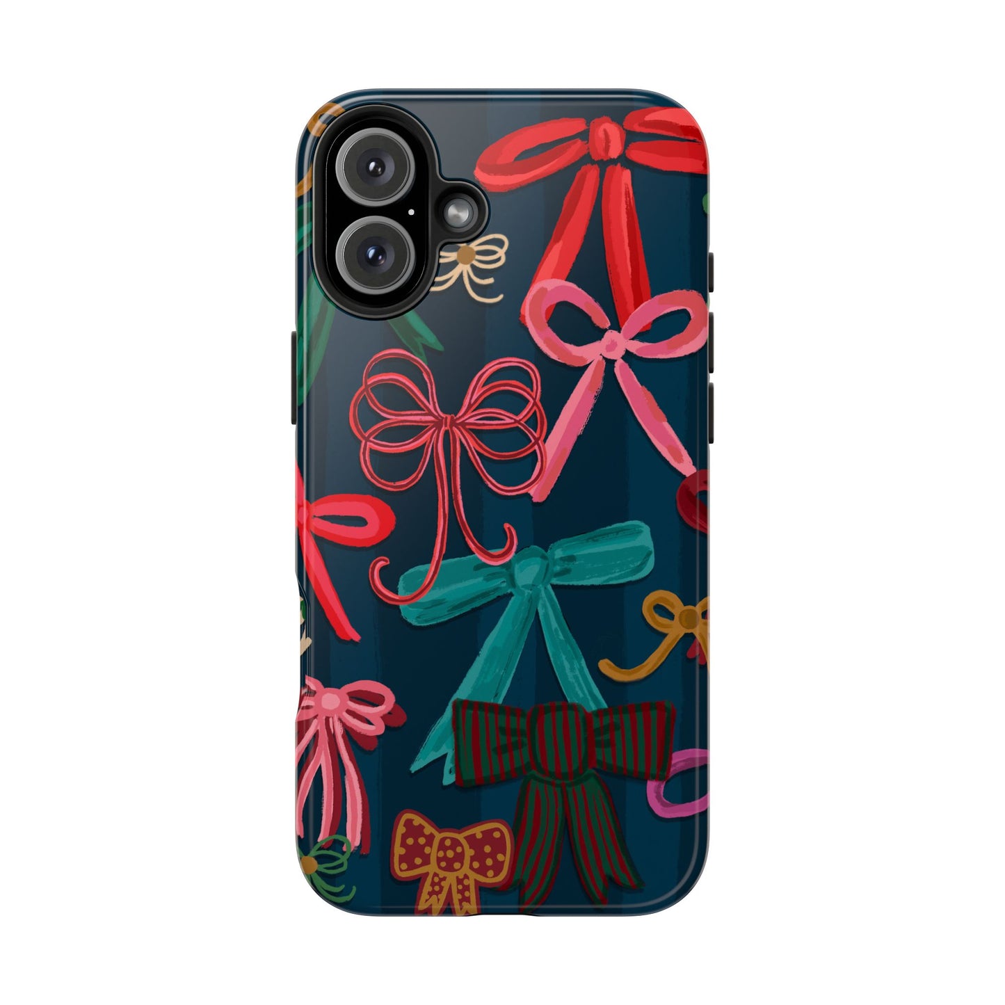 Tough Phone Case • Bows on Navy